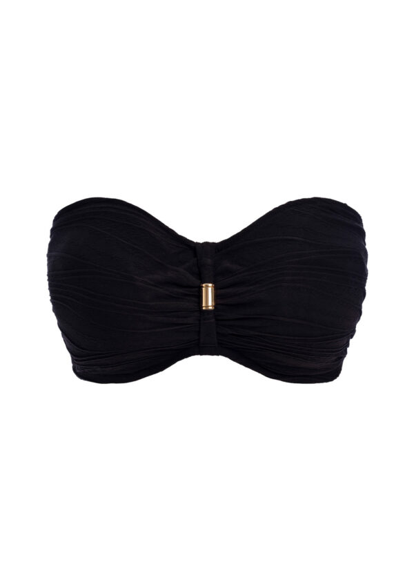 FANTASIE SWIM Bandeau Beach Waves Black – Image 4