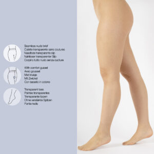 CETTE -ICONIC - COLLANT RÉSILLE SANS COUTURES Naturelle