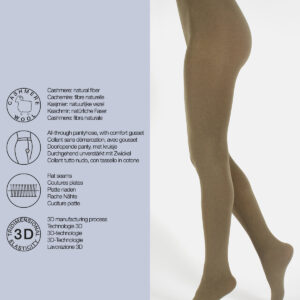 CETTE LIMA - COLLANT avec Viscose et Cachemire 150 DEN Lead Gray