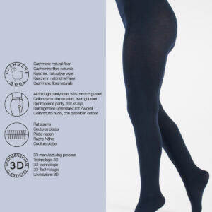 CETTE LIMA - COLLANT avec Viscose et Cachemire 150 DEN Navy