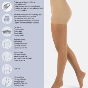 CETTE -SEATTLE - COLLANT TRANSPARENT ET MOULANT 30 DEN Skin 20