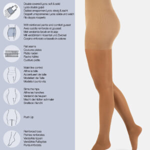 CETTE -SEATTLE - COLLANT TRANSPARENT ET MOULANT 30 DEN Skin 40