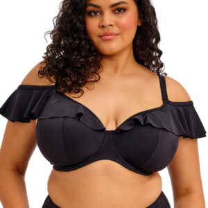 ELOMI SWIM Soutien-gorge Bardot Plain Sailing Black