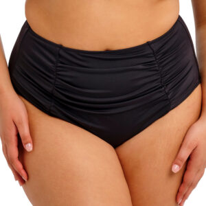 ELOMI SWIM Culotte de bain plissée Plain sailing Black